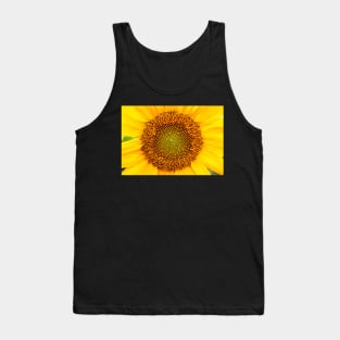 Close up of sunflower Tank Top